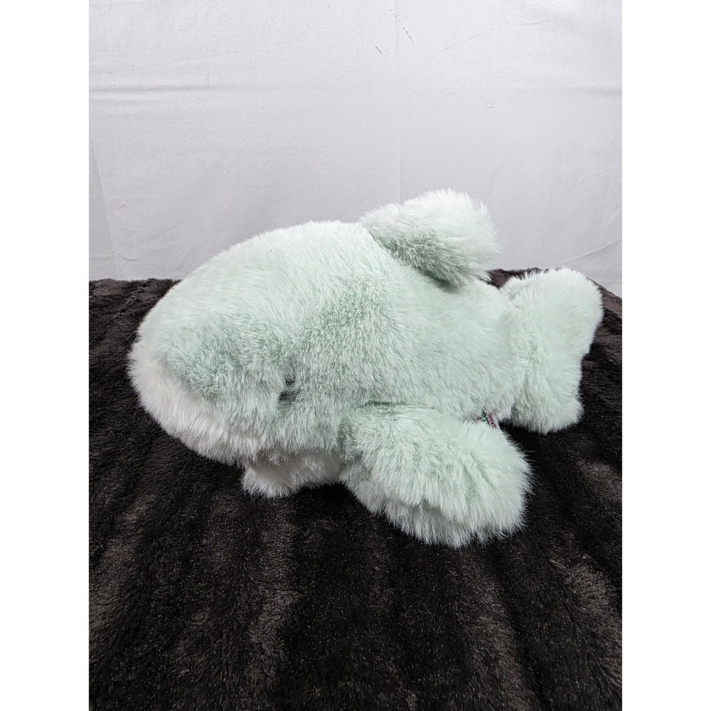 Worlds Softest Plush Mint Green Whale Stuffed Animal Beverly Hills Teddy Bear Co